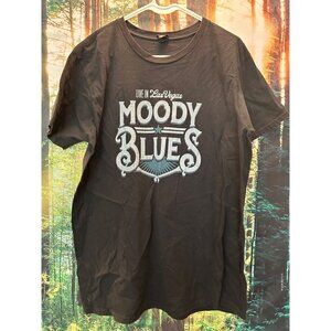 MOODY BLUES Live In Las Vegas (XL) Black Tour Shirt